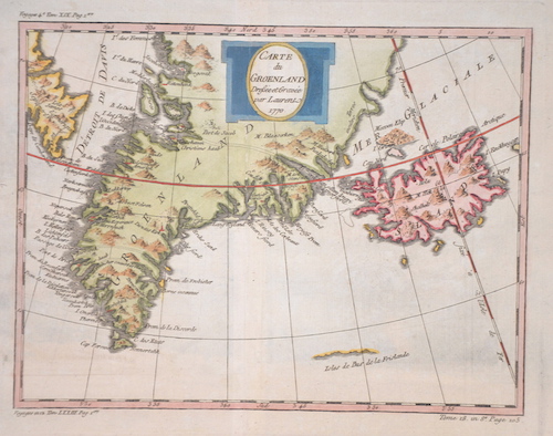 Carte du Groenland