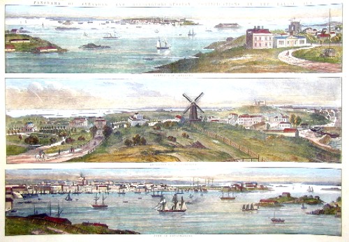 Panorama of Sveaeorw and Helsingfors.- Russian fortifications in the Baltic sea