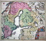 Nova mappa geographica Sueziae ac Gothiae regna ut et Finlandia ducatum ac Lapponiam…