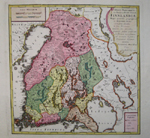Magni principatus ceu Provinciae regni Sueciae, Finnlandiae mappa generalis geographica