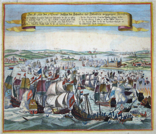 Das A. 1658 den i Novemb: zwischen den Schweden und Holländern vorgegangene Seetreffen