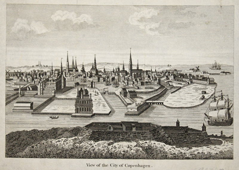 View of the City of Copenhagen.