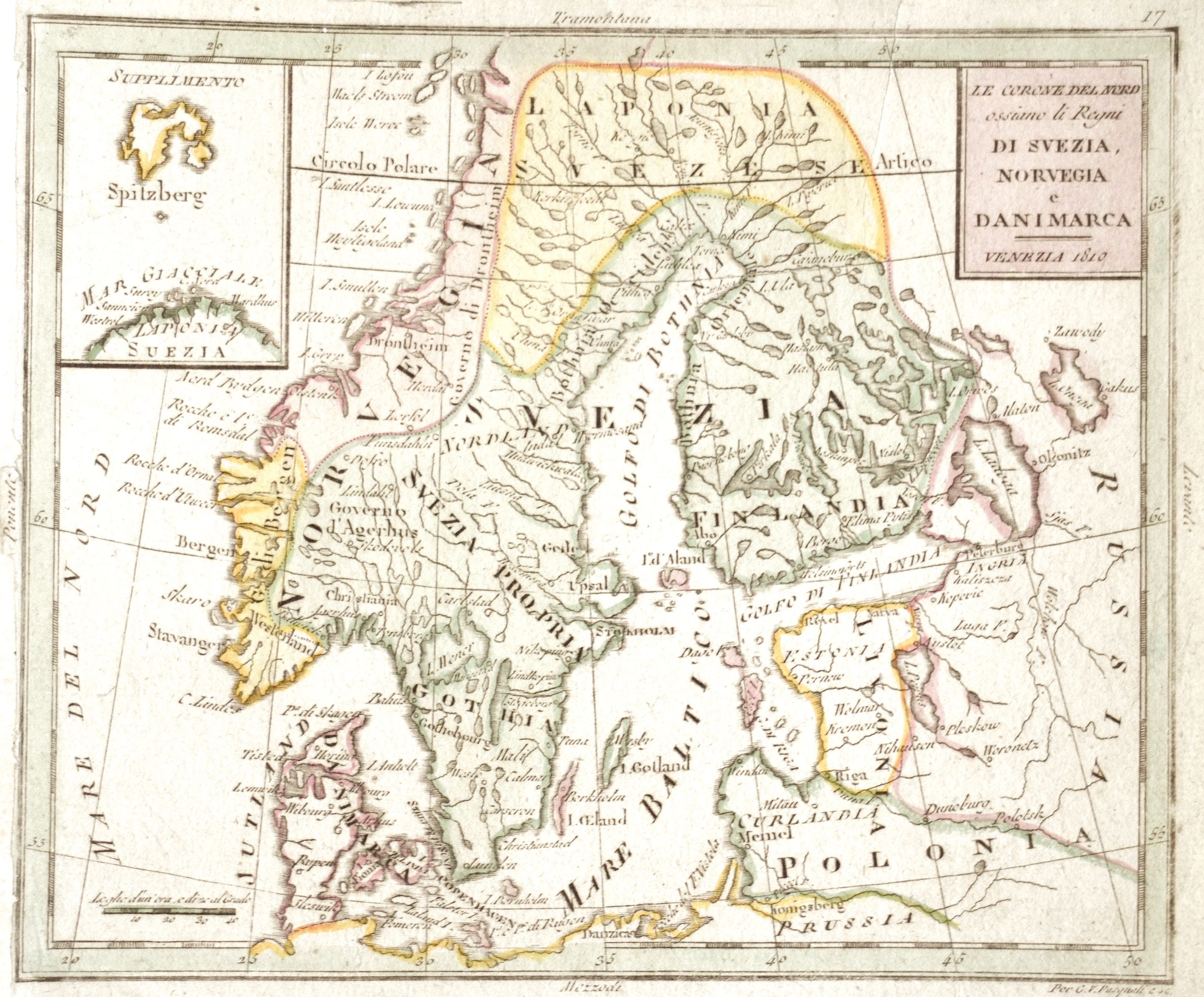 Le Corone del Nord ossiano li Regni di Svezia, Norvegia e Danimarca