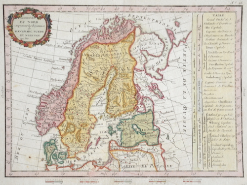 Couronnes du Nord comprenant les Royaumes de Danemarc Suede et Norwege