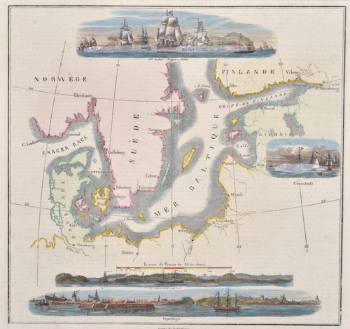 Carte de la Baltique.