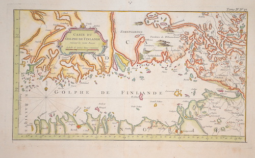 Carte du Golphe de Finlande