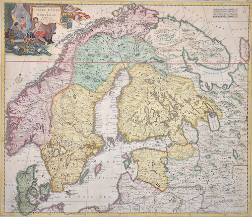 Accuratissima regnorum Sueciae, Daniae et Norwegiae tabula