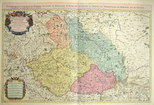 Estats de la Couronne de Boheme qui comprennent le Royaume de Boheme le duche de Silesie et les Marquisats de Moravie et de Lusace.
