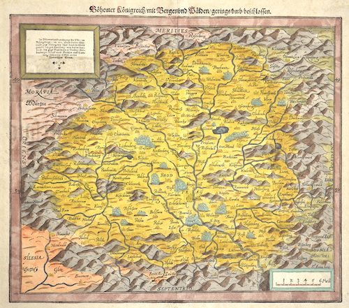 Böhemer Königreich / mit Bergen und Wälden / geringsumb beschlossen