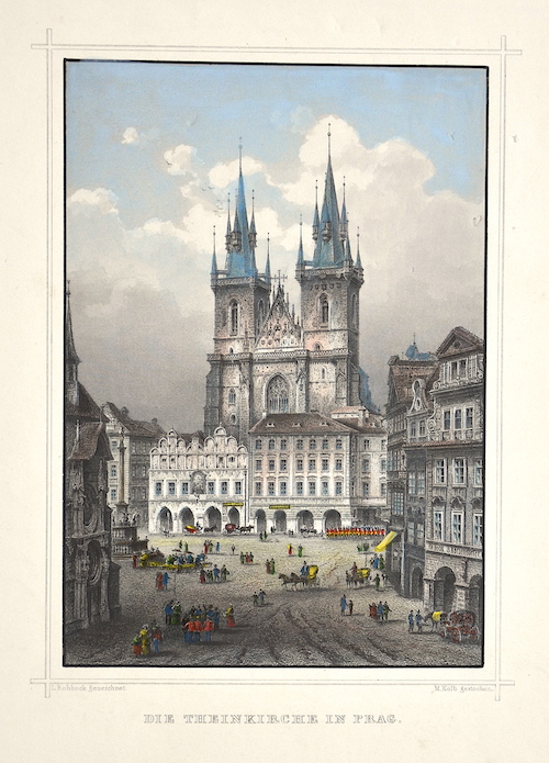 Die Theinkirche in  Prag