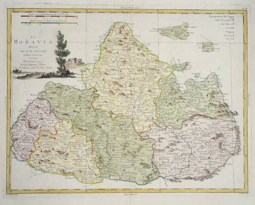 La Moravia divisa ne suoi Circoli