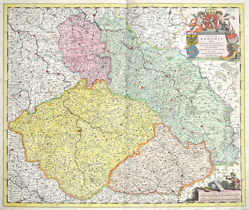 Regnum Bohemia, Annexae Provinciae, ut Ducatus Silesia, Marchionatus Moravia, et Lusatia..