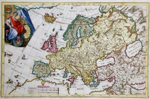Europa Orbis Christiani Domina 1699