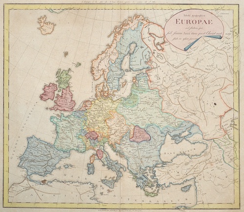 Tabula geographica Europae