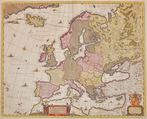 Europa delineata et recens edita per Nicolaum Visscher