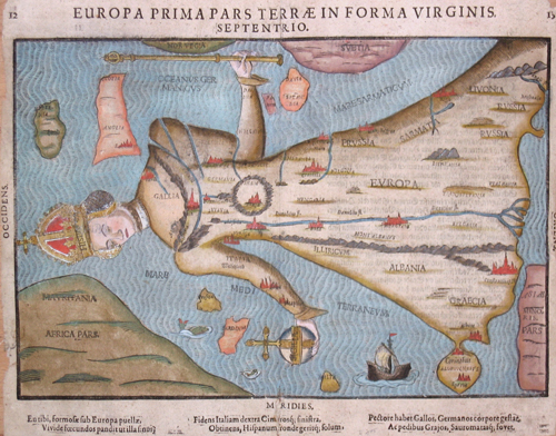 Europa prima pars Terrae informa virginis