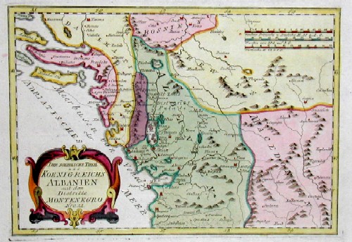 Der nördliche Theil des Königreichs Albanien mit dem Districte Montenegro