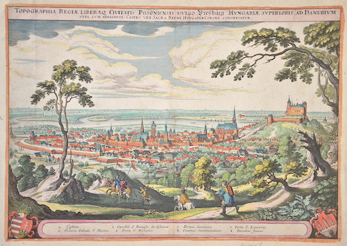 Topographia Regiae Lioberaey Civitatis Posoniensis vulgo Preßburg Hungariae superioris ad Danubium..