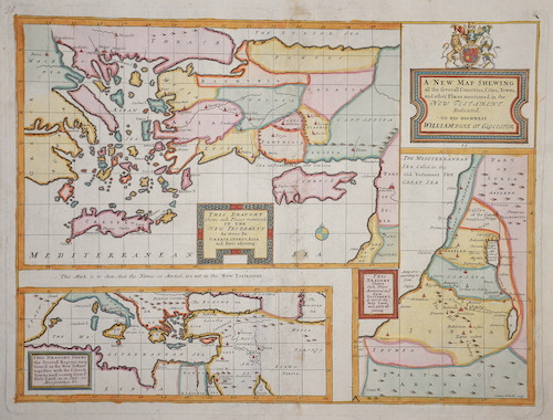 A new map shewing all the several countries, cities, towns, and other places mentioned in the new testament