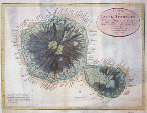 Charte der Insel Otaheite