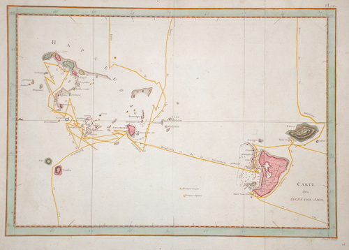 Carte des Isles des Amis.