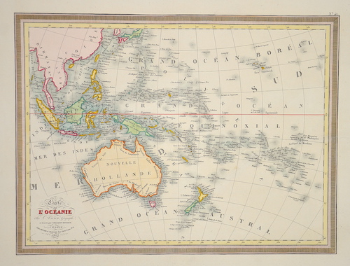 Carte de l’Oceanie Par L. Vivien, Geographe.