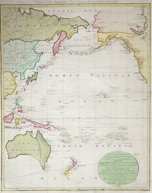 A New & Accurate Chart of the Discoveries of Captn Cook & other Later Circumnavigators