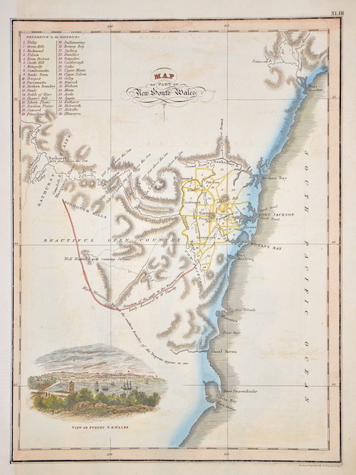 Map of Part of New South Wales