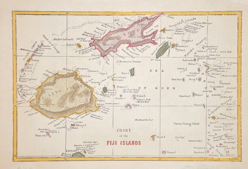Chart of the Fiji Islands