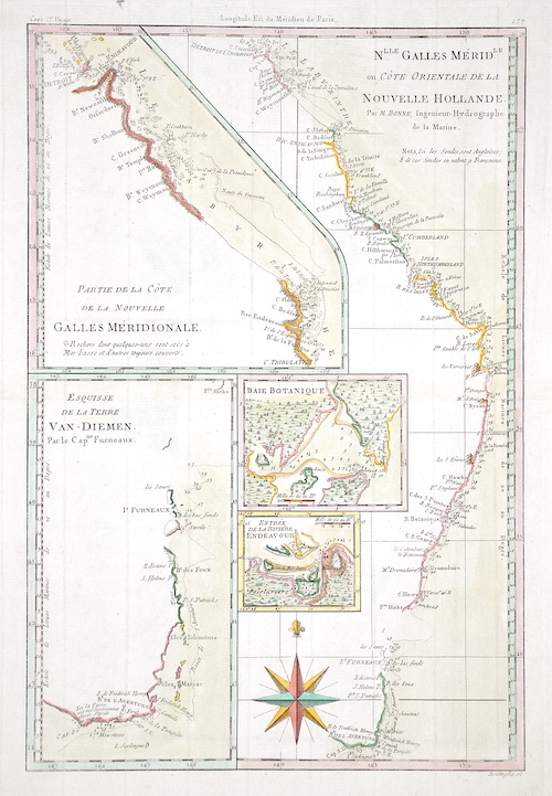 Nlle Galles Meridle ou Cote Orientale de la Nouvelle Hollande..