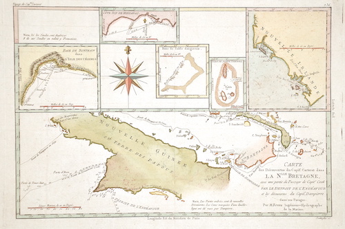 Carte des Decouvertes du Capite Carteret dans la Nlle. Bretagne,..