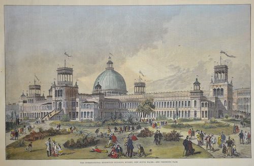 The International Exhibition Building, Sydney, New South Wales.