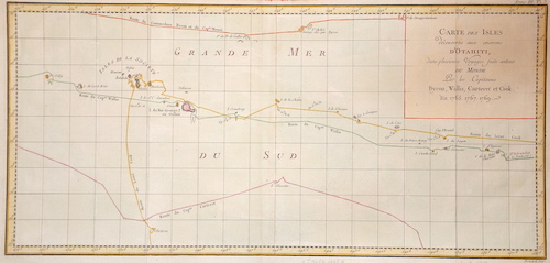 Carte des Isles d’Otahiti…