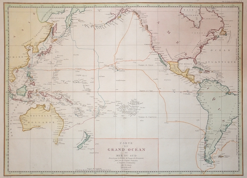 Carte du Grand Océan ou Mer du Sud