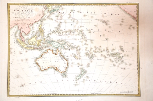 Carte de l’Océanic ou Cinquieme partie du monde