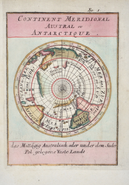 Continent meridional Austral ou Antartique