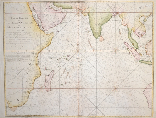 Carte Reduite de L‘ Ocean-Oriental ou Mers des Indes