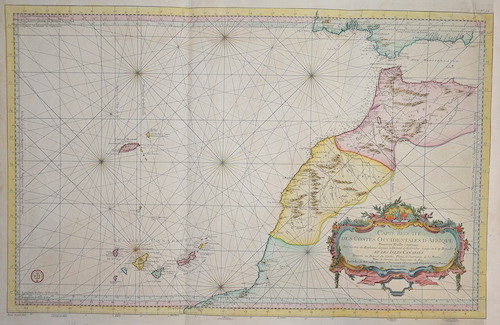 Carte reduite des costes occidentales d´Afrique….