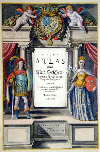 Novus Atlas das ist : Welt- Beschreibung mit schönen neuen Geographischen Figuren inhaltende Frankr./ganz Schweiz/dessen Bundgenossen und Hispanien