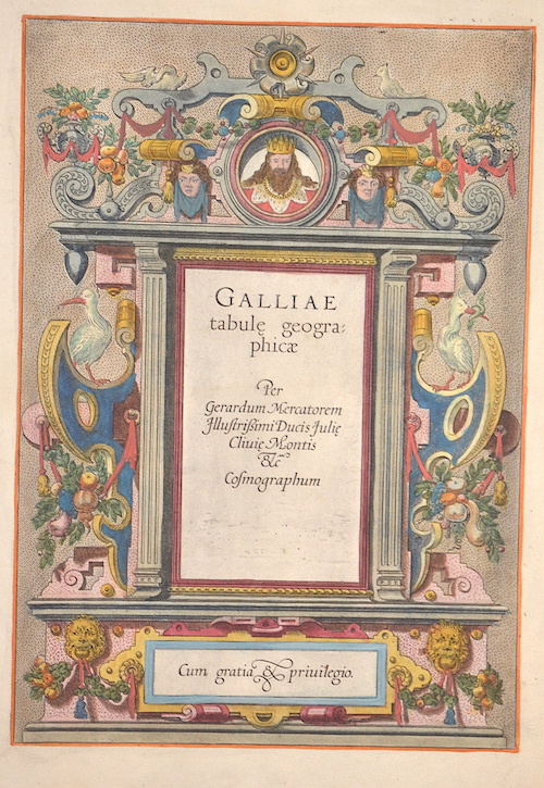 Galliae tabule geographicae Per Gerardum Mercatorem..