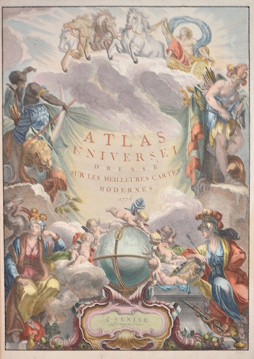 Atlas Universel dresse sur les Meilleures Cartes Modernes 1776.