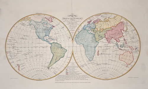 Map of the world exhibiting the Professed Religions of mankind