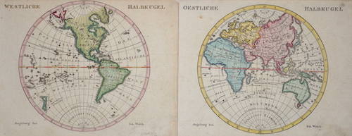 Wesliche Halbkugel/ Oestliche Halbkugel