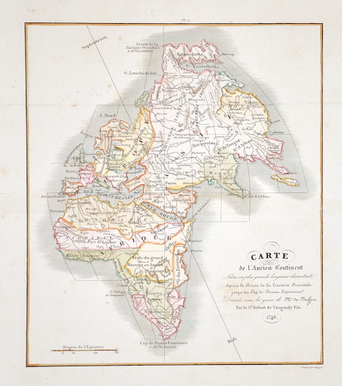 Carte de l’Ancien Continent…