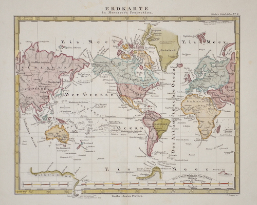 Erdkarte in Mercator’s