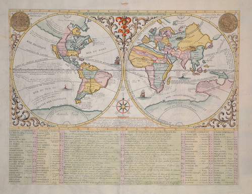 Mapp Monde ou description Generale du Globe Terrestre