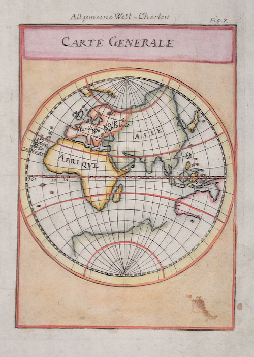 Allgemeine Welt-Charten Fig. 7. / Carte Generale