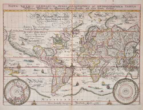 Nova totius Terrarum Orbis Geogrphica ac Hydrographica Tabula